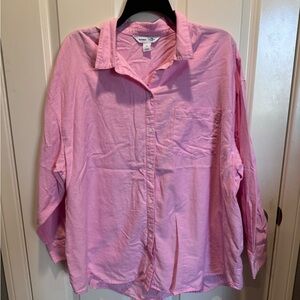 Old Navy Pink Boyfriend Shirt